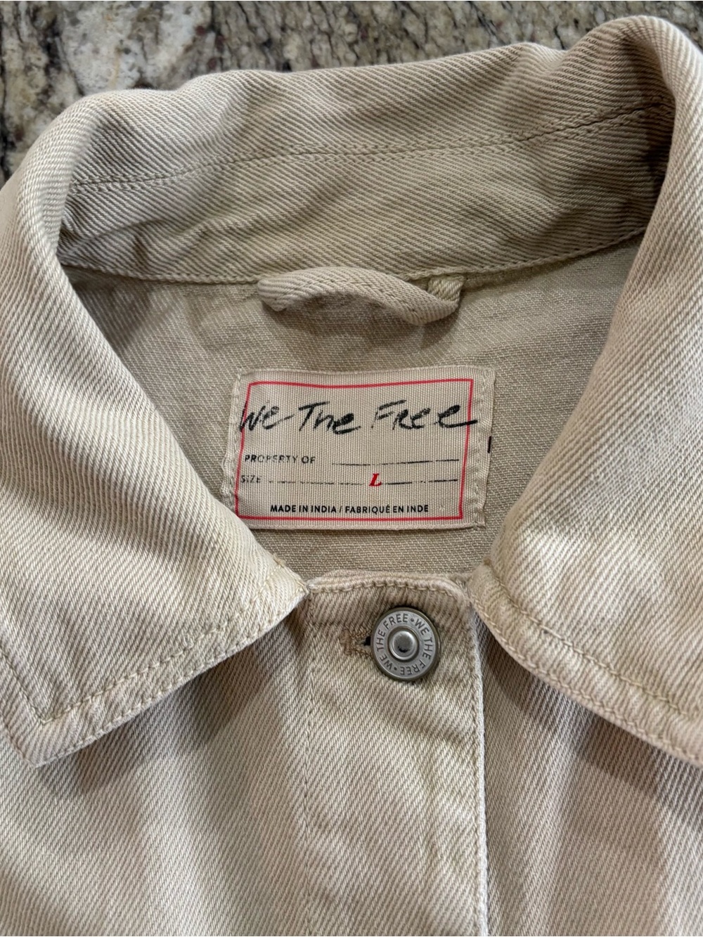 Free People Madison City Twill Jacket - Picture 3 of 4